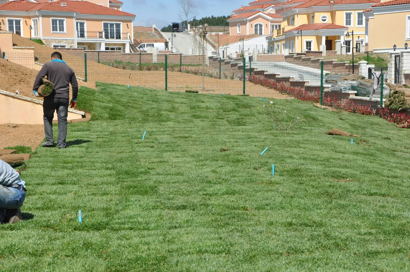 Villa ve site peyzaj uygulaması 1